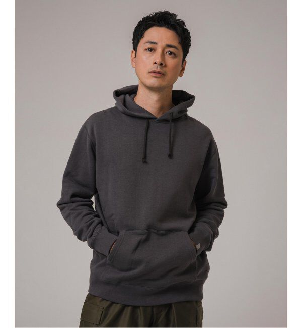 EDIFICE「WEB限定 LOOPWHEELER for LOWERCASE ライトツリウラケ ルーズフィット フーディー」|パーカー|