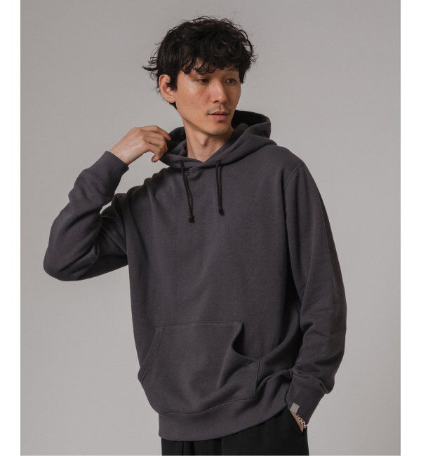 EDIFICE「WEB限定 LOOPWHEELER for LOWERCASE ライトツリウラケ ルーズフィット フーディー」|パーカー|