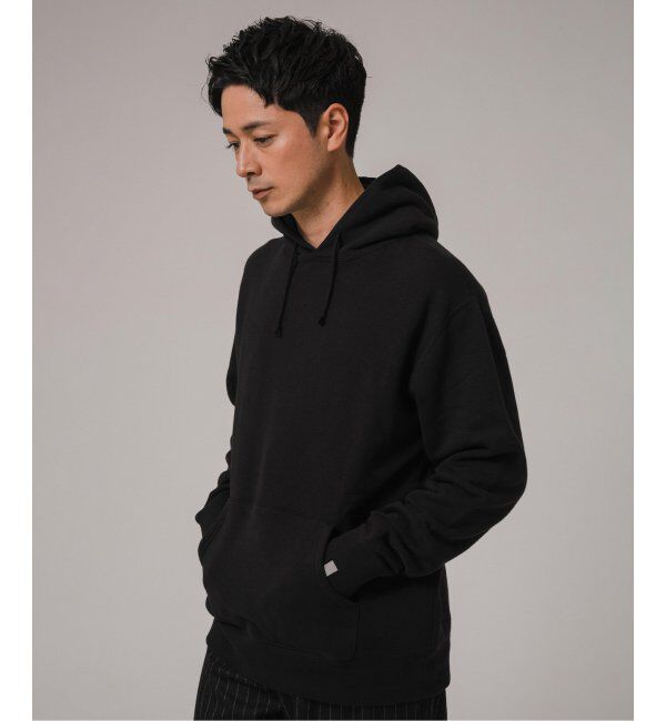 EDIFICE「WEB限定 LOOPWHEELER for LOWERCASE ライトツリウラケ ルーズフィット フーディー」|パーカー|