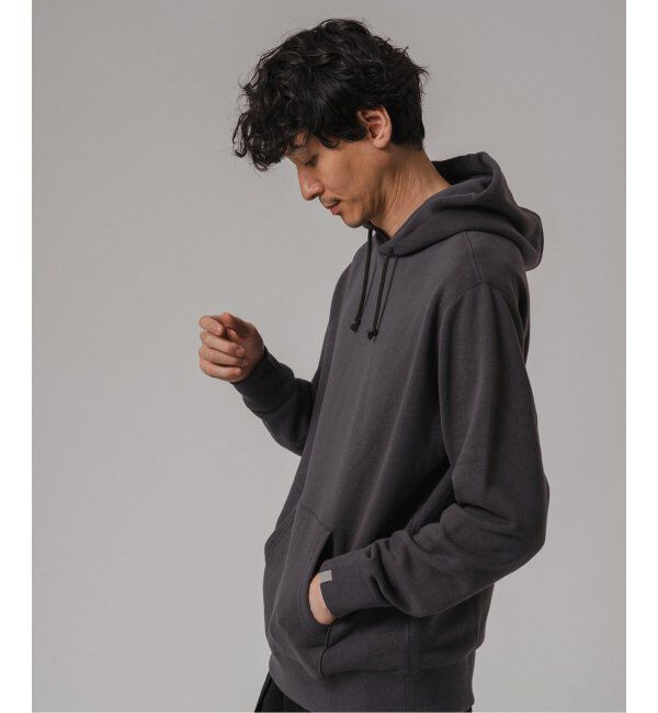 EDIFICE「WEB限定 LOOPWHEELER for LOWERCASE ライトツリウラケ ルーズフィット フーディー」|パーカー|