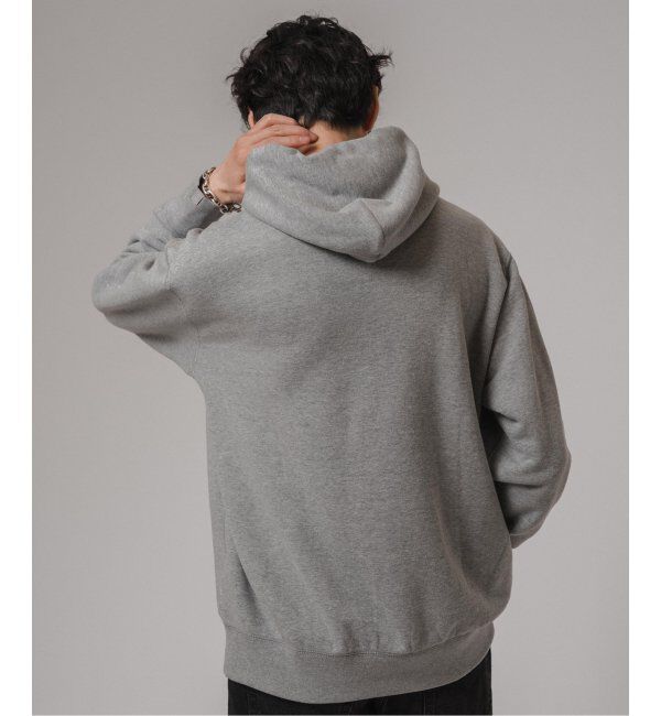 EDIFICE「WEB限定 LOOPWHEELER for LOWERCASE ライトツリウラケ ルーズフィット フーディー」|パーカー|