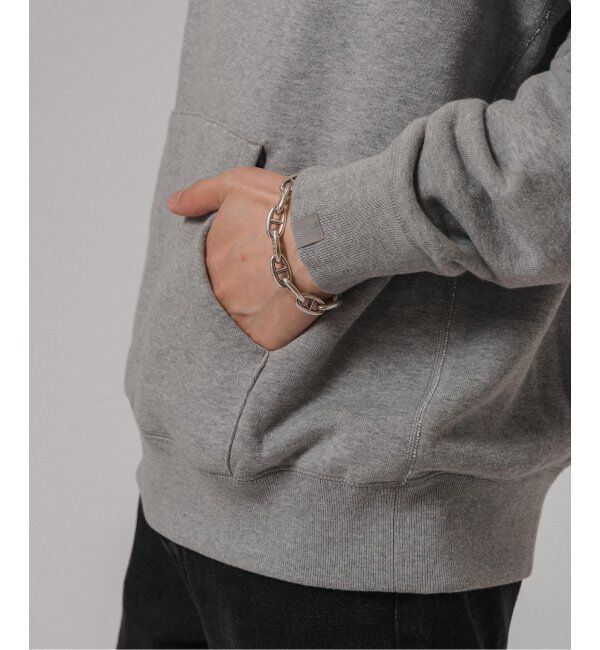 EDIFICE「WEB限定 LOOPWHEELER for LOWERCASE ライトツリウラケ ルーズフィット フーディー」|パーカー|