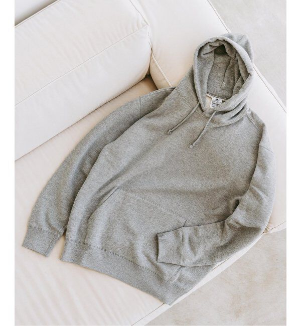 EDIFICE「WEB限定 LOOPWHEELER for LOWERCASE ライトツリウラケ ルーズフィット フーディー」|パーカー|