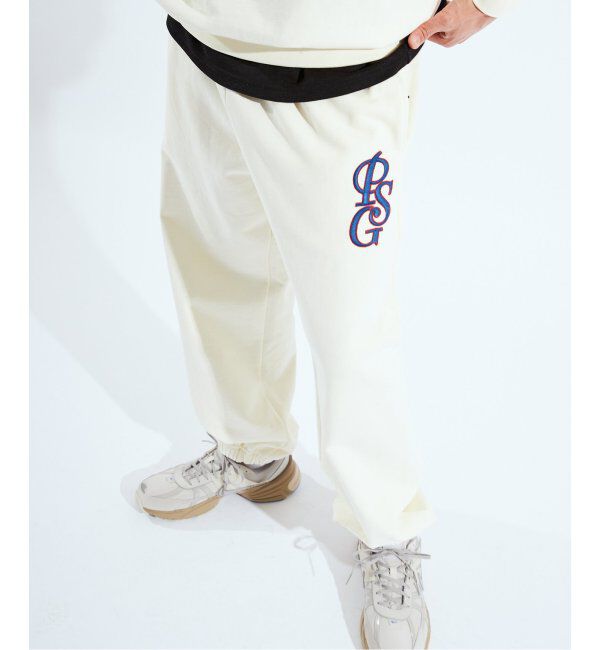 Paris Saint-Germain「PSG JP ITALIC LOGO SWEAT PANTS」|その他|ホワイト