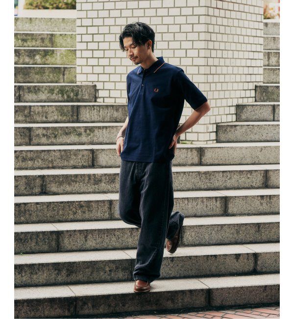 417 EDIFICE「FRED PERRY 417別注  Textured Single Tipped Sh」|ポロシャツ|