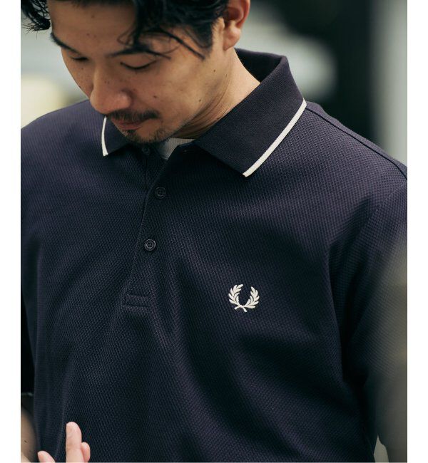 417 EDIFICE「FRED PERRY 417別注  Textured Single Tipped Sh」|ポロシャツ|