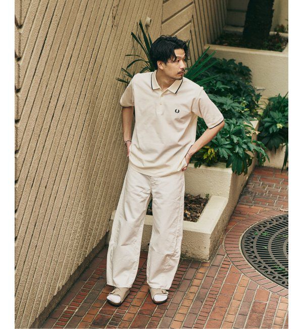 417 EDIFICE「FRED PERRY 417別注  Textured Single Tipped Sh」|ポロシャツ|