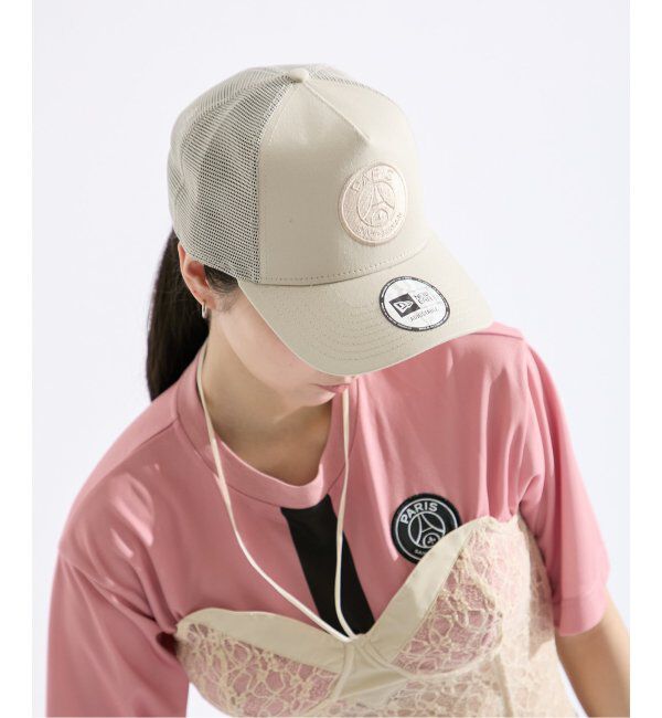 Paris Saint-Germain「【NEW ERA / ニューエラ】PSG TONAL EF TRUCKER 1469444 0/14694 439/14」|キャップ・キャスケット|ベージュ