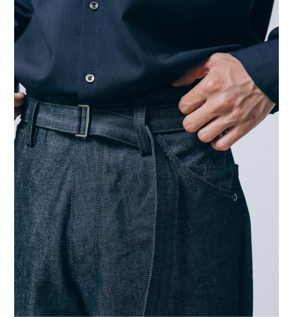 EDIFICE「LEVI&rsquo;S(R)/リーバイス(R)  別注 TWISTED BELTED デニムパンツ (L28)」|デニム|