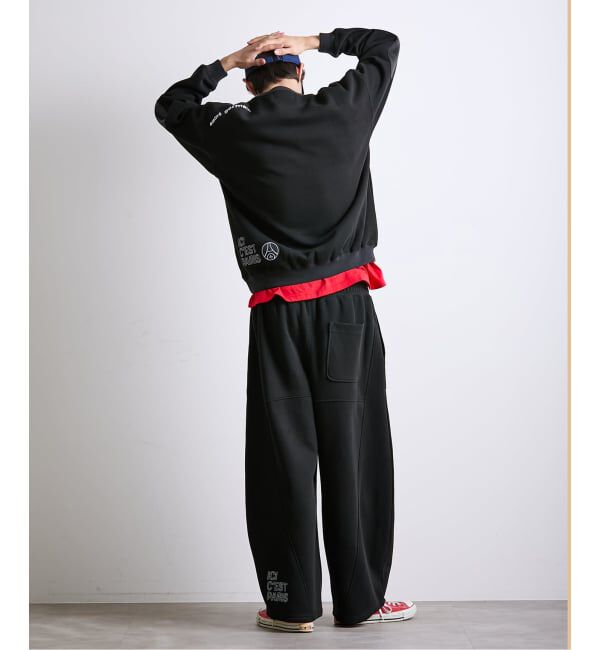 Paris Saint-Germain「【Paris Saint-Germain / パリ・サン＝ジェルマン】 JP Knit-Like Script Sweat」|スウェット・ジャージ|