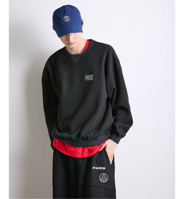 Paris Saint-Germain「【Paris Saint-Germain / パリ・サン＝ジェルマン】 JP Knit-Like Script Sweat」|スウェット・ジャージ|