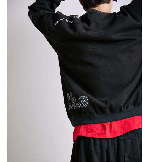 Paris Saint-Germain「【Paris Saint-Germain / パリ・サン＝ジェルマン】 JP Knit-Like Script Sweat」|スウェット・ジャージ|