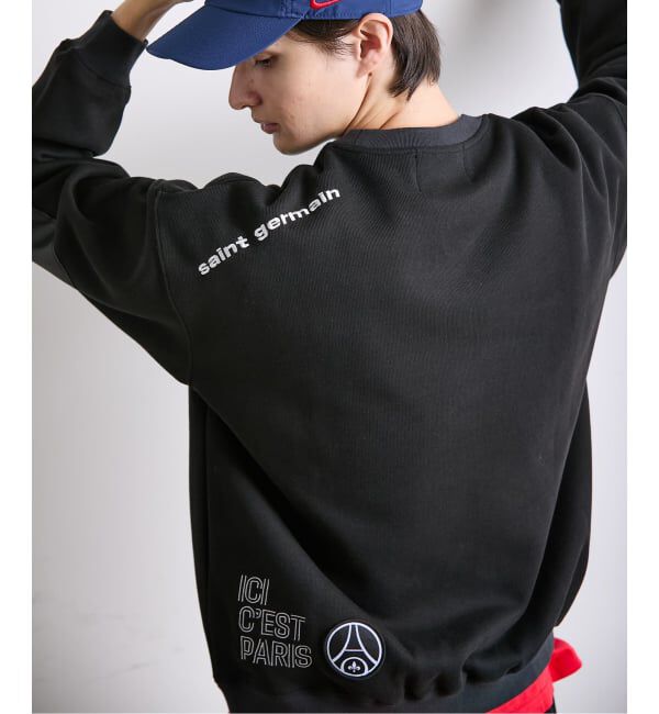 Paris Saint-Germain「【Paris Saint-Germain / パリ・サン＝ジェルマン】 JP Knit-Like Script Sweat」|スウェット・ジャージ|
