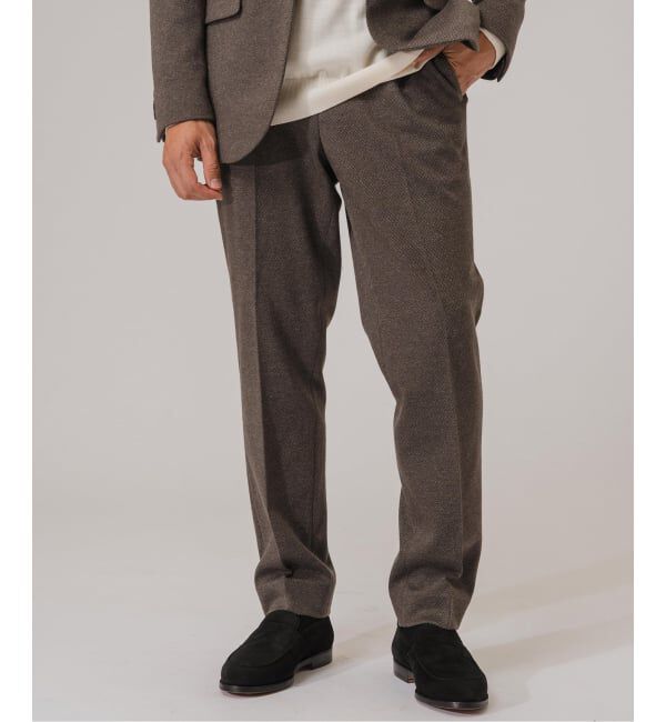 EDIFICE「コットン/ウール ジャージー イージースラックス【セットアップ着用可】」|スラックス|