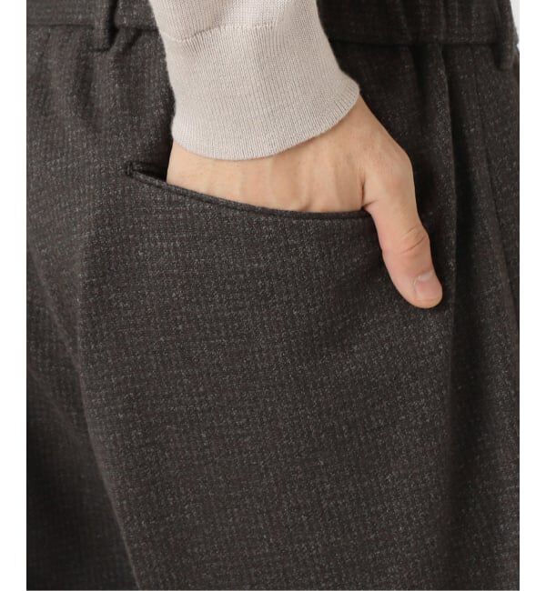 EDIFICE「コットン/ウール ジャージー イージースラックス【セットアップ着用可】」|スラックス|