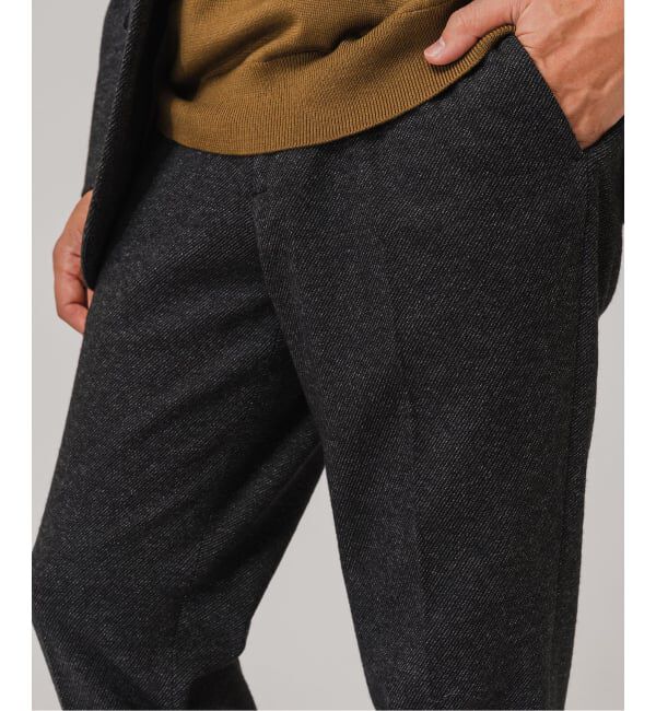 EDIFICE「コットン/ウール ジャージー イージースラックス【セットアップ着用可】」|スラックス|