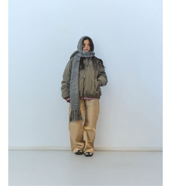 PULP「Margarines / マーガリンズ HOODED SCARF」|バンダナ・スカーフ|グレーA