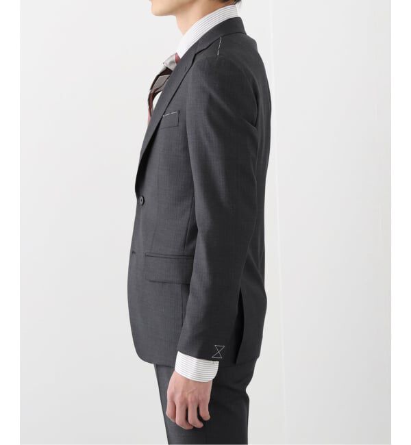 EDIFICE「D.OLIVER 3ボタン メランジ ストライプ」|スーツ|