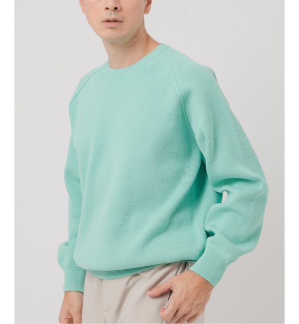 EDIFICE「《予約》PLATING ワッフル クルーネックニット」|ニット・セーター|