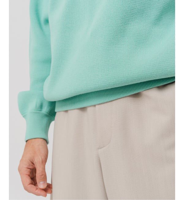 EDIFICE「《予約》PLATING ワッフル クルーネックニット」|ニット・セーター|