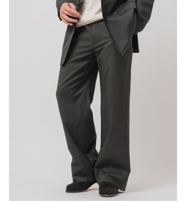 EDIFICE「《予約》E. SC-OFFLIMITS ノータックパンツ【セットアップ着用可能】」|スラックス|グリーン