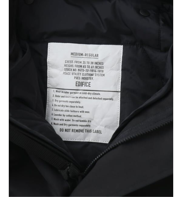 EDIFICE「《予約》M-65 ライナー ショート  モッズコート」|ミリタリージャケット|