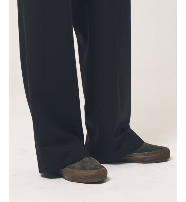 417 EDIFICE「TRツイル ワイドイージーパンツ」|スラックス|