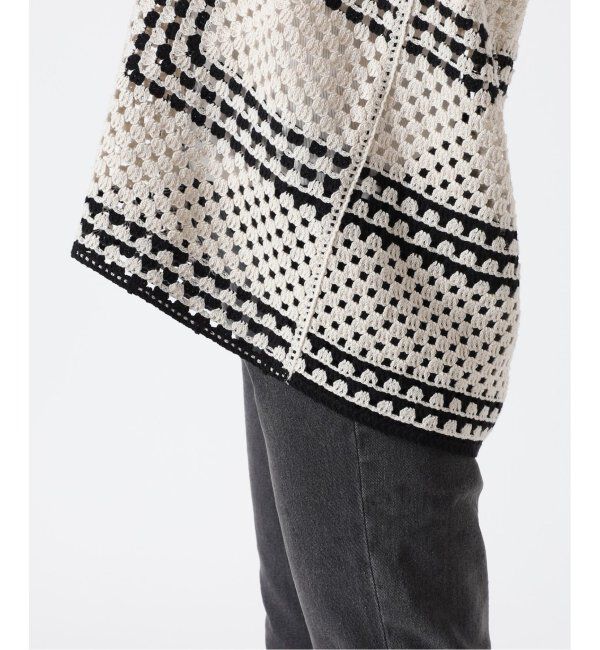 JOURNAL STANDARD relume「《追加》クロシェラインシャツカーディガン」|カーディガン|