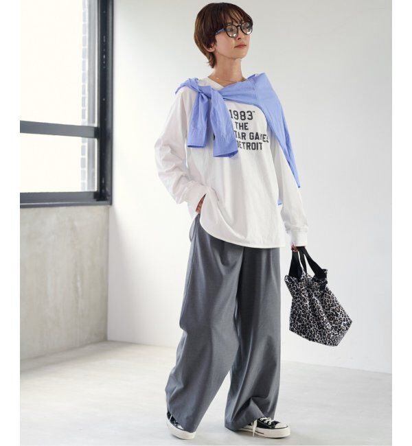 JOURNAL STANDARD relume「《追加》ラグランスリーブカレッジロングスリーブTEE」|Tシャツ・カットソー|