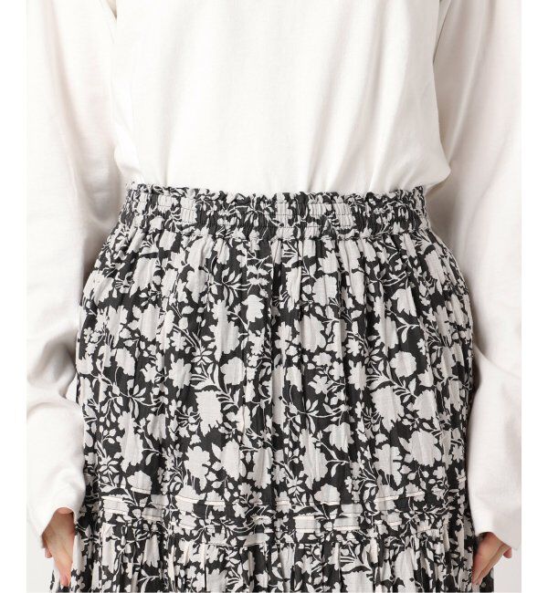 JOURNAL STANDARD relume「《WEB限定追加2》コットンボイルクリンクルティアードスカート（柄）」|スカート|