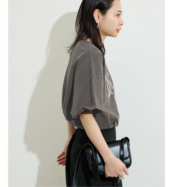 JOURNAL STANDARD「《追加2》ラウンドヘムピグメントTシャツ」|Tシャツ・カットソー|