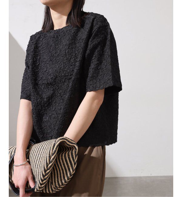 JOURNAL STANDARD「《WEB限定追加》シャーリングハーフスリーブTシャツ」|Tシャツ・カットソー|