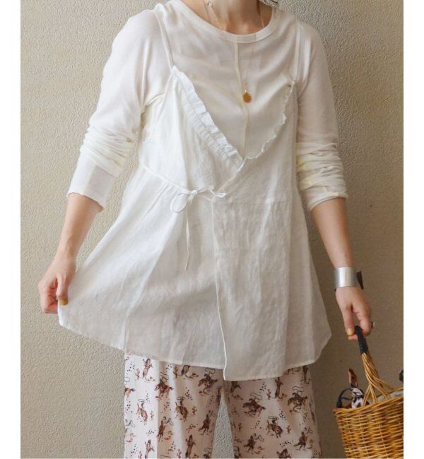 journal standard luxe「60リネン キャミブラウス」|シャツ・ブラウス|