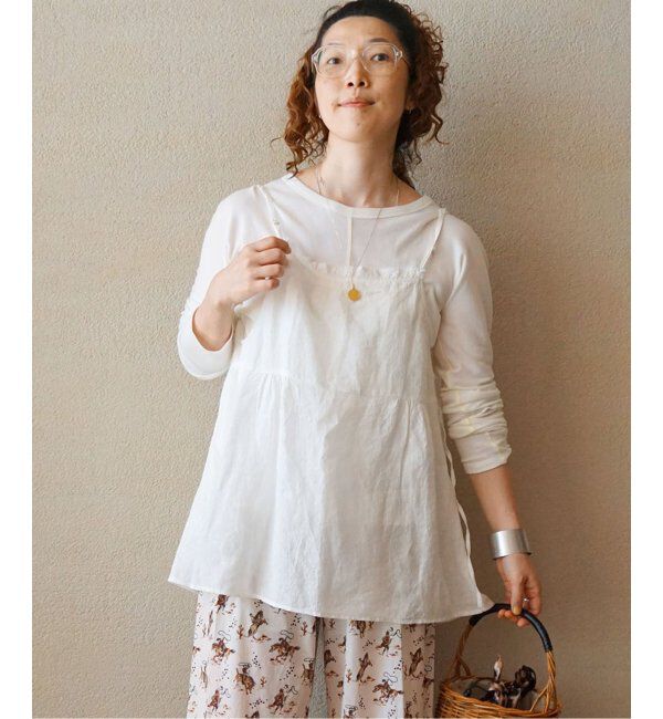 journal standard luxe「60リネン キャミブラウス」|シャツ・ブラウス|