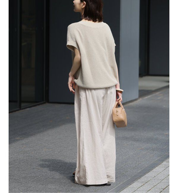 JOURNAL STANDARD relume「《追加2》リネンコットンワイドギャザーパンツ」|その他|
