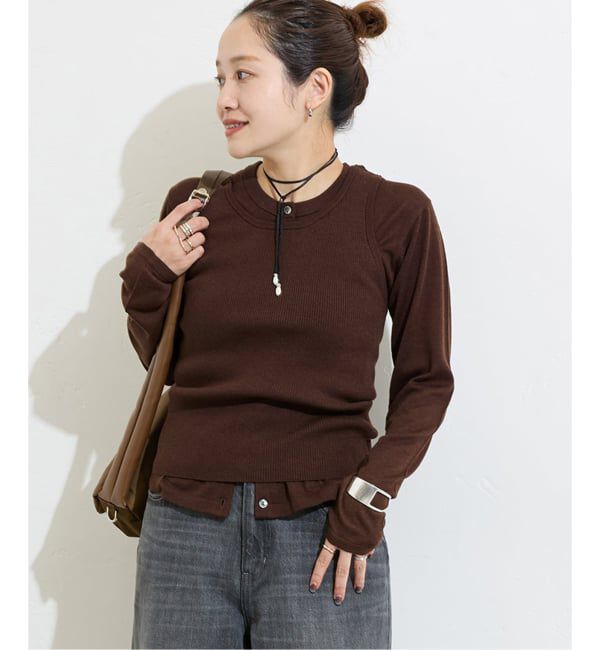 JOURNAL STANDARD「【2枚セット】ウォッシャブル WPE MANYWAY ツイン」|ニット・セーター|