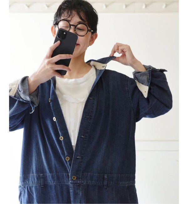 journal standard luxe「8OZデニムテーパーオールインワン」|オールインワン|