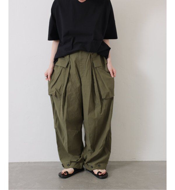 journal standard luxe「ミリタリークロス カーゴパンツ」|カーゴ|カーキ