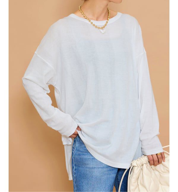 JOURNAL STANDARD relume「《追加3》別注【MILLER/ミラー】 Light Prib L/S：カットソー」|Tシャツ・カットソー|ホワイト