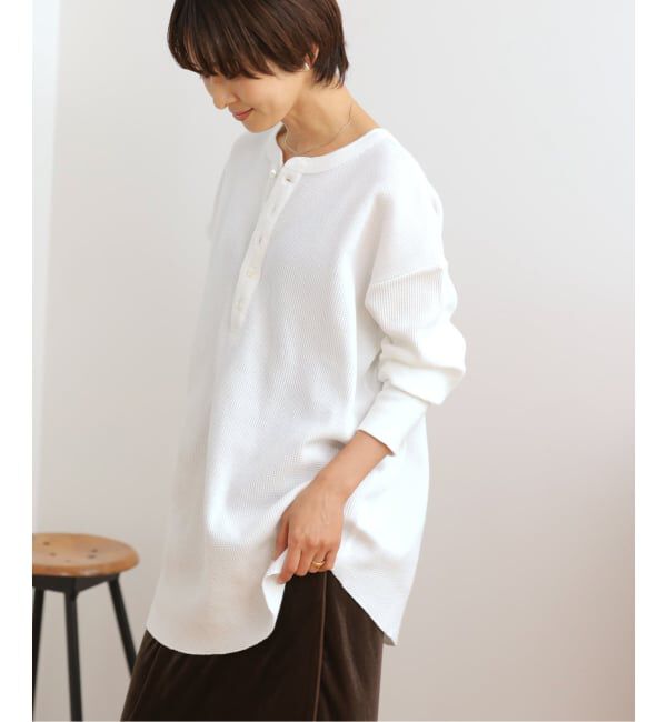 JOURNAL STANDARD relume「別注【Hanes / ヘインズ】ワッフルヘンリーネックプルオーバー」|Tシャツ・カットソー|