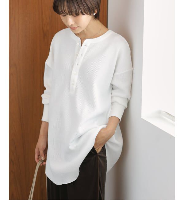 JOURNAL STANDARD relume「別注【Hanes / ヘインズ】ワッフルヘンリーネックプルオーバー」|Tシャツ・カットソー|