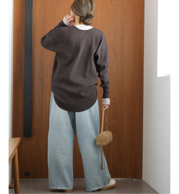 JOURNAL STANDARD relume「別注【Hanes / ヘインズ】ワッフルヘンリーネックプルオーバー」|Tシャツ・カットソー|