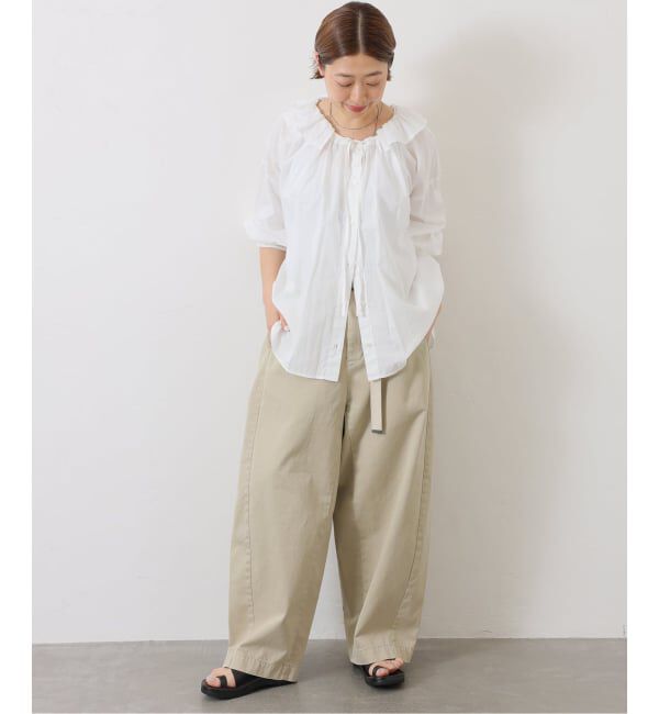 journal standard luxe「コットンローン フリルパフブラウス」|シャツ・ブラウス|