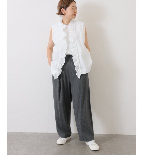 journal standard luxe「TRストレッチ 1タックパンツ」|スラックス|