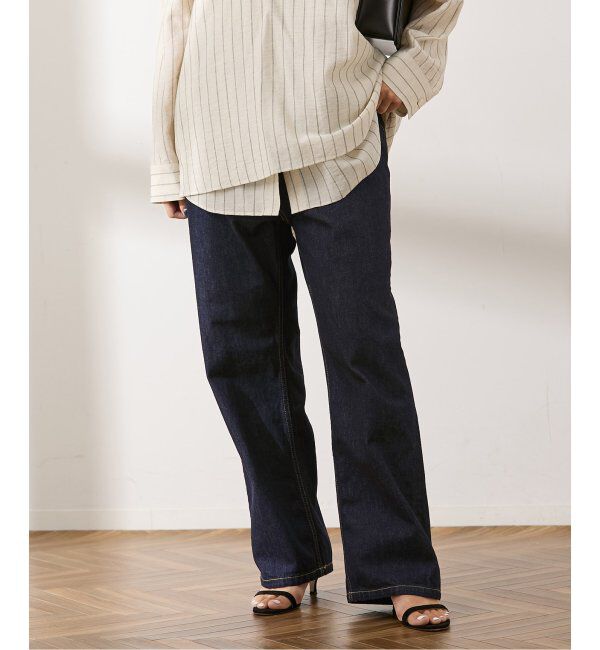 journal standard L'essage「【金子綾さん着用】デニム5ポケットパンツ」|デニム|ネイビー