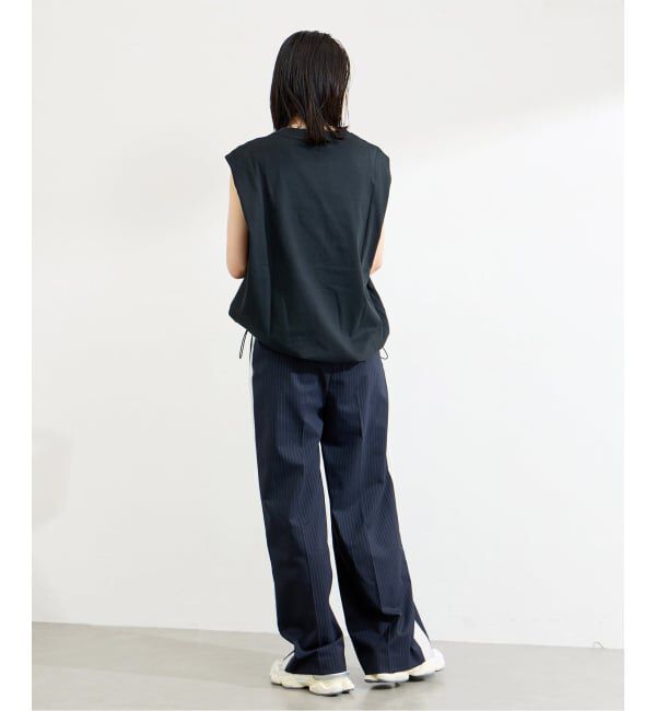 JOURNAL STANDARD「《追加2》シャーリングノースリーブＴシャツ」|Tシャツ・カットソー|