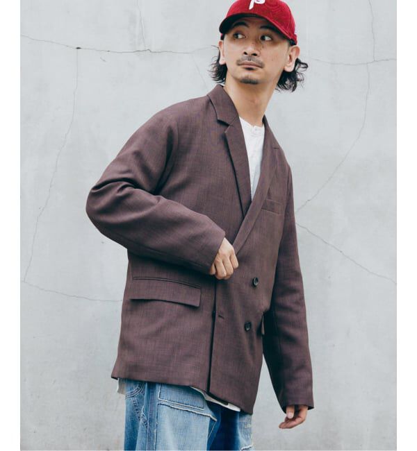 JOURNAL STANDARD relume「バスケット &rdquo;ウォッシャブル&rdquo; ダブルブレスト ジャケット」|その他|