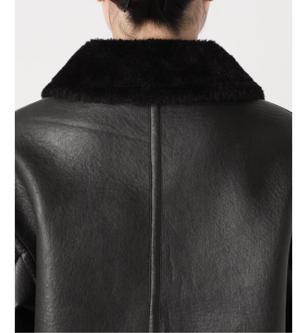 WEB限定追加》フェイクレザーボアブルゾン（JOURNAL STANDARD