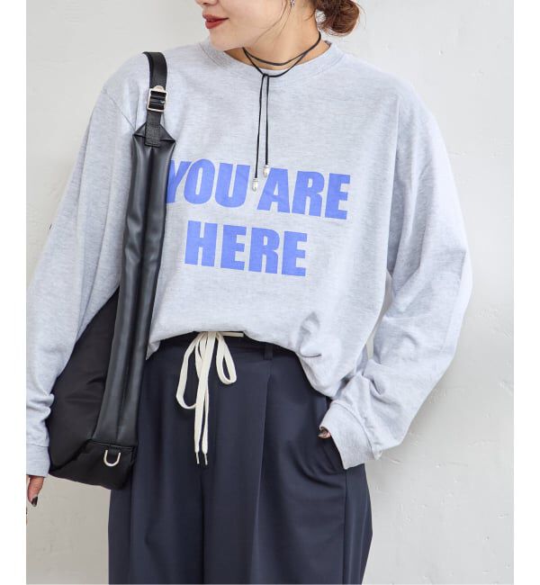 JOURNAL STANDARD「【WORN FREE / ウォーンフリー】プリントロンT」|Tシャツ・カットソー|グレー