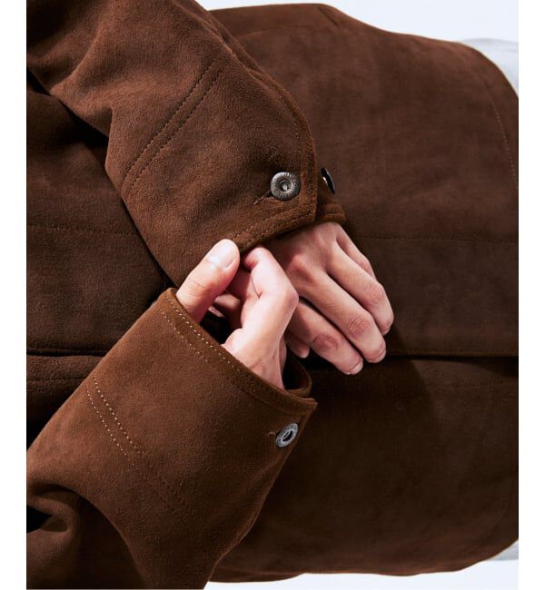 JOURNAL STANDARD「Schott / ショット 別注 スエード カバーオール」|ライダースジャケット|